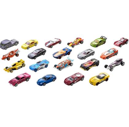 Hot Wheels Kit 20 Carrinhos Sortidos - Mattel H7045 - Carrinhos de