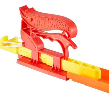 Imagem de Hot Wheels Lançador Básico Vermelho Com CarrO - Mattel (43205)