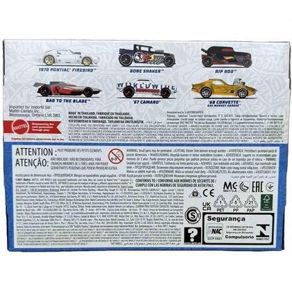 Hot Wheels Legends Multipacote com 6 Veiculos Lendarios Mattel