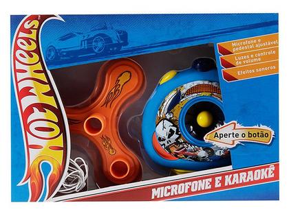 Hot Wheels Microfone Karaokê - Monte Líbano - Microfone de