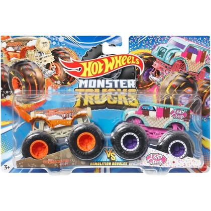 Hot Wheels Monster Truck Pack C/ Carrinhos Mattel FYJ64