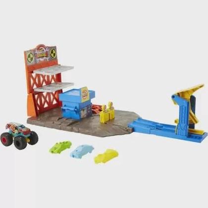 Imagem de Hot wheels monster trucks blast station - HFB12 - Mattel