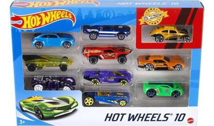 Imagem de Hot Wheels Originais Pack 10 Carrinhos Sortidos 54886 Mattel