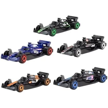 Imagem de Hot Wheels pack Com 5 carrinhos Formula 1 Mattel JGF58