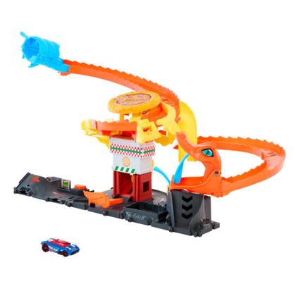 Imagem de Hot Wheels Pista City Ataque Da Cobra Pizzaria Mattel