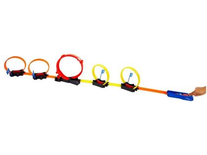 Imagem de Hot Wheels Pista De Brinquedo Corrida Multi Loop - 34cm Mattel