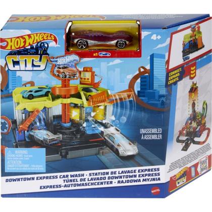 Imagem de Hot Wheels Pista e Acessorio CITY Downtown CAR WASH