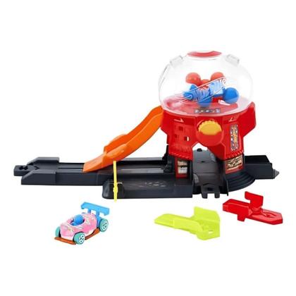 Imagem de Hot Wheels Pista Loja De Doces Com Carrinho Jbm62 3+ Mattel