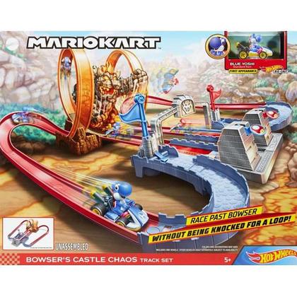 Imagem de Hot Wheels Pista Mario Kart Castelo Do Caos Bowser Mattel