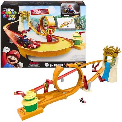 Imagem de Hot Wheels Pista Mario Kart Corrida Na Selva HMK49 Mattel