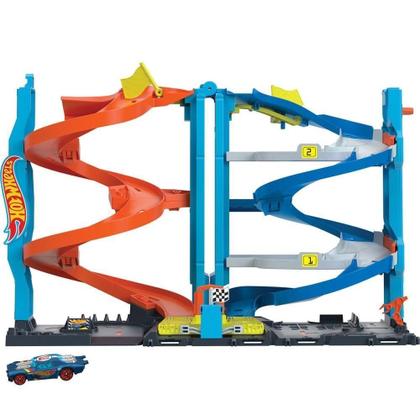 Imagem de Hot Wheels Pista Torre De Corridas Com Altura Hkx43 Mattel