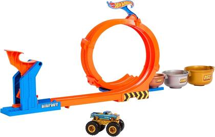 Imagem de Hot Wheels Pista Troféu Bigfoot Giros Extremos Mattel JBX64