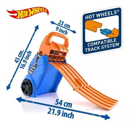 Imagem de Hot Wheels Porta Lançador Guarda 20 Carros - Fun F01413