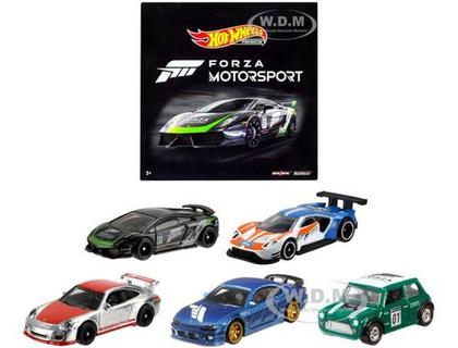 forzaセット Hot Wheels Premium Forza Motorsport 5 Carros Coleção 1magnus