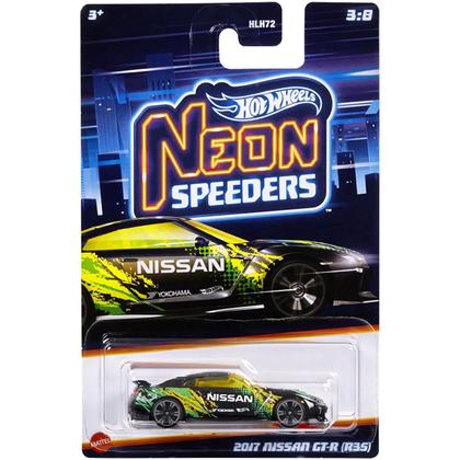 Hot Wheels - Set 8 Miniaturas - Neon Speeders - HLH72-944A