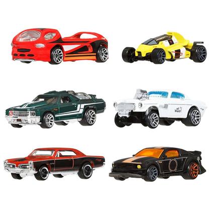 Hot Wheels Silver Series Legends Tour 6 Carrinhos Metal Escala 1