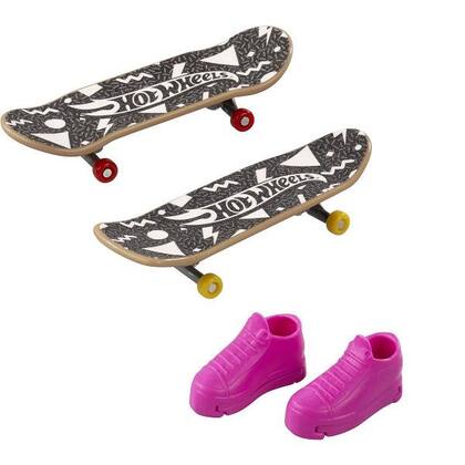 Imagem de Hot Wheels Skate + Tenis Retro GNARLY Gamer e HIGH Score Mattel HXL17
