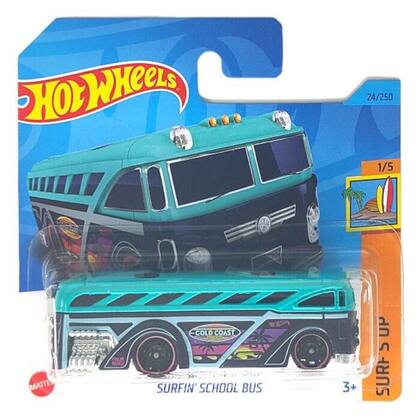 Hot wheels - surfin' school bus - 24/250 - Hot Wheels - Mattel