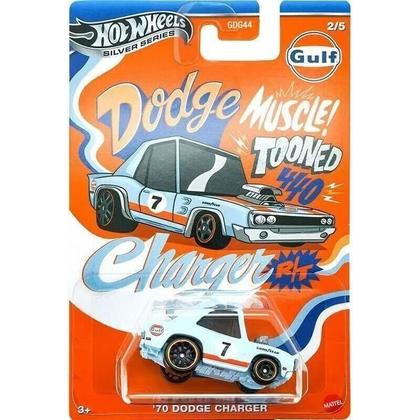 Hot wheels - tooned gulf - silver series 2025 2/5 - '70 dodge