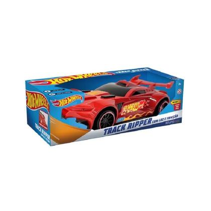 Imagem de Hot Wheels Track Ripper Vermelho com Luz e Som BR2263