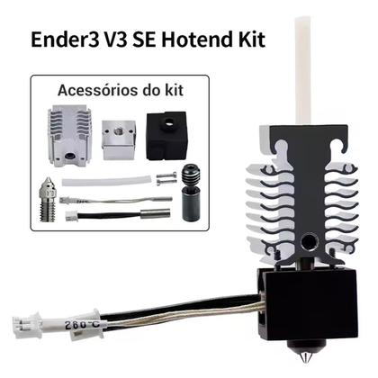 Imagem de Hotend Creality Ender 3 V3 Se Bico 0,4 Mm Upgrade Modelo Se