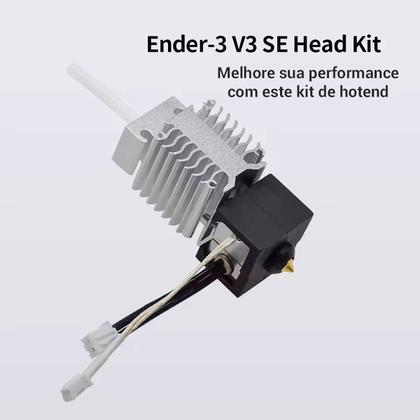 Imagem de Hotend Creality Ender 3 V3 Se Bico 0,4 Mm Upgrade Modelo Se