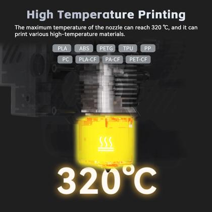Imagem de Hotend Unitak3d Kobra S1 Original com bocal de latão de 0,4 mm 300 C