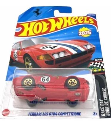 Hotwheels - Ferrari 365 Gtb4 Competizione Vermelho Hyw48 - Mattel