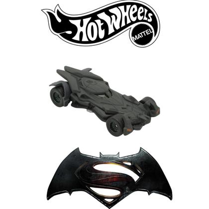 Imagem de HotWheels Miniatura HTC83 Batmobile 1/5 Batman vs Superman