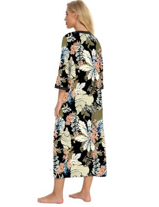 Imagem de House Dress Bloggerlove, camisola com decote em V para mulheres