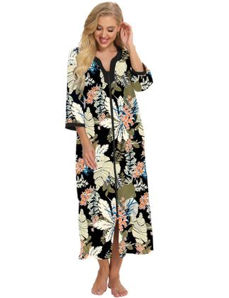 Imagem de House Dress Bloggerlove, camisola com decote em V para mulheres