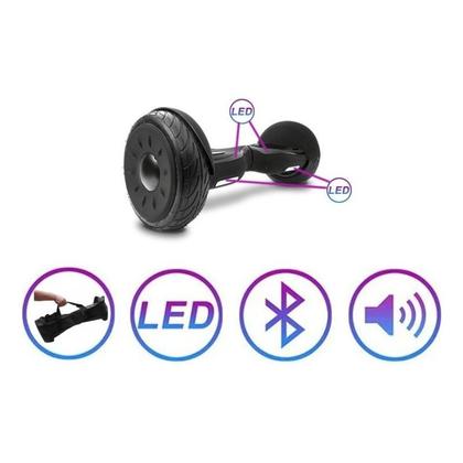 Imagem de Hoverboard 10 Polegadas Original Grafite Skate Elétrico
