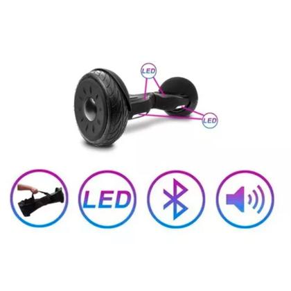 Imagem de Hoverboard 10 Polegadas Preto Original Skate Elétrico
