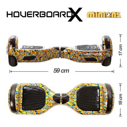 Imagem de Hoverboard 6,5 Polegadas Minions HoverboardX Bluetooth e Led