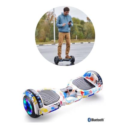 Imagem de Hoverboard Branco Com Estrutura Reforcada