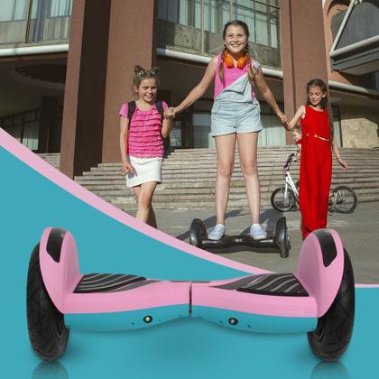 Imagem de Hoverboard Elétrico 10 Polegadas Rosa HoverboardX Com Leds