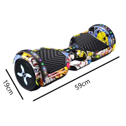 Hoverboard Overboard Infantil Skate Elétrico C/ Alça e Bolsa - DM