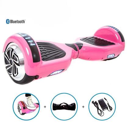 Imagem de Hoverboard Rosa Infantil 6,5 Polegadas Bolsa Envio Imediato