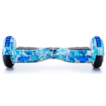 Imagem de Hoverboard Skate Elétrico 6.5 Azul Camuflado Led Bluetooth