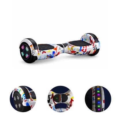 Imagem de Hoverboard Skate Elétrico 6.5 Grafite Led Bluetooth