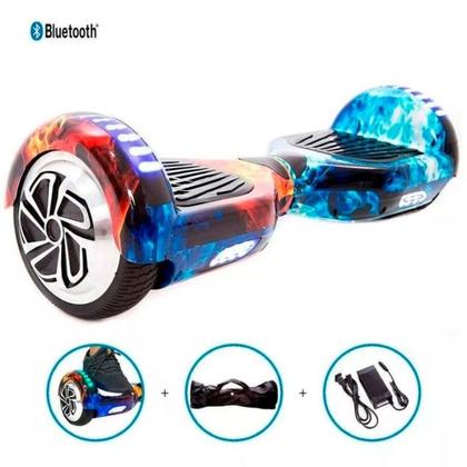 Imagem de Hoverboard Skate Elétrico 6.5 Polegadas Com LED Bluetooth Integrado E Bolsa De Proteção Diversas Cores Brinovar