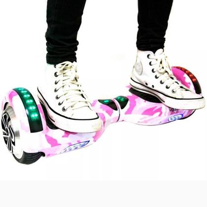 Imagem de Hoverboard Skate Elétrico 6.5 Polegadas Com LED Bluetooth Integrado E Bolsa De Proteção Diversas Cores Brinovar