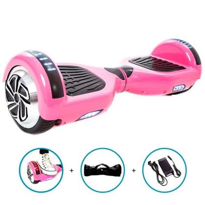 Imagem de Hoverboard Skate Elétrico 6.5 Polegadas Com LED Bluetooth Integrado E Bolsa De Proteção Diversas Cores Brinovar