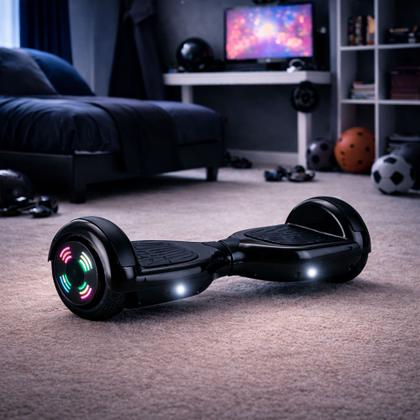Imagem de Hoverboard Skate Elétrico 6.5 Preto Led Bluetooth