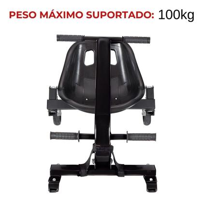 Imagem de Hoverkart Carrinho Para Hoverboard C/ Guidão E Amortecedor Suporta Até 100kg