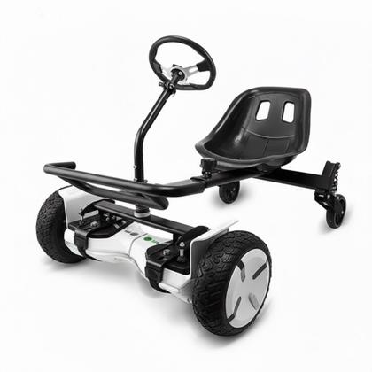 Imagem de Hoverkart Carrinho para Hoverboard Com Volante E Amortecedor 4,5 6,5 8,5 10 polegadas Preto