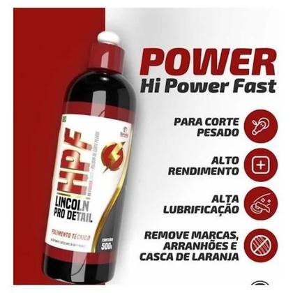 Imagem de HPF Hi Power Fast  Polidor Corte Pesado 500G - Lincoln