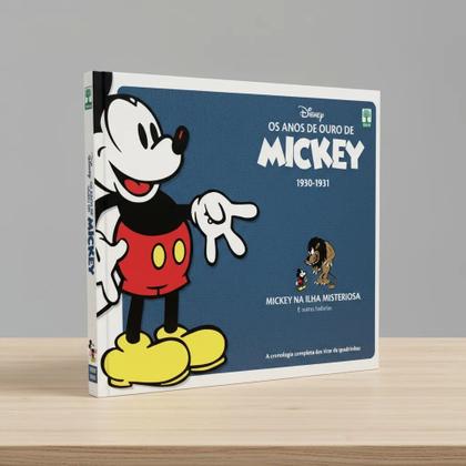 Imagem de HQ Anos de Ouro de Mickey: Mickey na Ilha Misteriosa Walt Disney Edição de Colecionador Capa Dura - Abril
