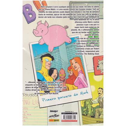 Imagem de Hq Invencível Animação Super-Heróis Kit 2 Primeiros Volumes