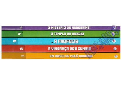 Imagem de Hq Minecraft Uma Aventura Em Graphic Novel 5 Volumes